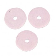 Rondelle in ceramica 8.5 mm Light Mauve mat x20