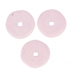 Perla in ceramica Heishi 8,5 mm Light Mauve mat x20