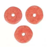 Rondelle in ceramica 8.5 mm Terracotta mat x20