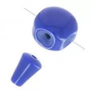 Set perle gourous 15 et 11 mm Blu scuro x1