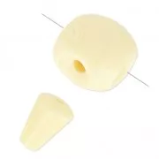 Set perle gourous 15 et 11 mm Cream x1