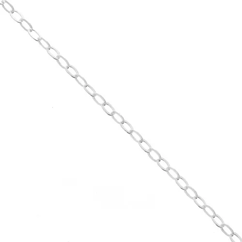Catena Forzatina specchio mm. 3 in Argento 925 x m.1