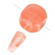 Perlina Set perle gourous 16 e 15.5 mm Tormalina Rosa x1|raw }}