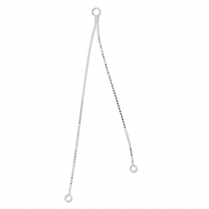 Separatore catenina vénitienne 6/7 cm in Argento 925 x2