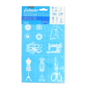 Stampino Setacolor finitura serigrafia 21x15 cm Cucitura x1