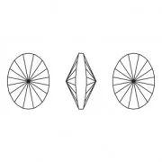 Cabochon PureCrystal 4122 Oval Rivoli 8x6mm Crystal AB