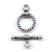 Chiusura a T  barra mm. 14 Argento 925 x1