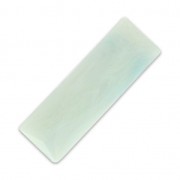 Cabochon sintetico baguette 24x8 mm imitazione Marmo Mint x1