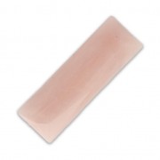 Cabochon sintetico baguette 24x8 mm imitazione Marmo rosa x1