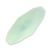 Oliva sintetica sfaccettata 24x10 mm imitazione Marmo Mint x1