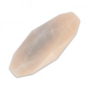 Oliva sintetica sfaccettata 24x10 mm imitazione Marmo Rose x1|raw }}