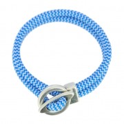 Chiusura a T barra per cordone mm. 5 Placcatura Argento Antico x1