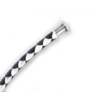 Finali mm. 3 per cordoncini  mm. 1 Placcatura argento anticox4