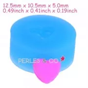 Mini stampo silicone mm. 12,5x10,5 Cuore