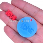 Mini stampo silicone mm. 21x8,5 Love
