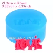 Mini stampo silicone mm. 21x8,5 Love