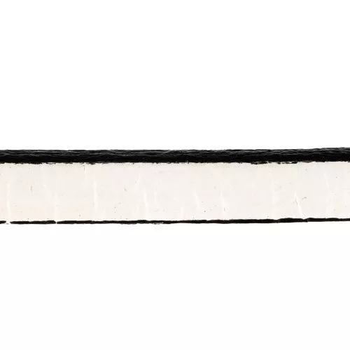 Laccetto cuoio mm. 5x2 Bianco x30cm
