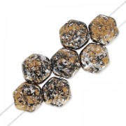 Honeycomb 6 mm Tweedy Gold x20