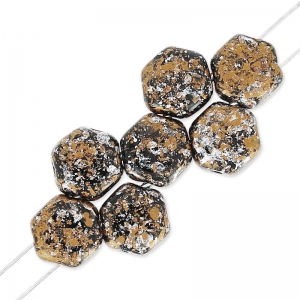 Honeycomb 6 mm Tweedy Gold x20