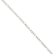 Catena a maglia Figaro (1x3) 3 mm - Acciaio inox 304 x98 cm