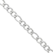 Catena a maglia Figaro (1x3) 3 mm - Acciaio inox 304 x98 cm
