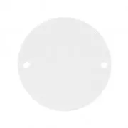 Separatore rotondo 2 fori in plexiglas 20 mm Crystal x1