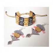 Separatore rotondo 2 fori in plexiglas 20 mm Grigio trasparente x1