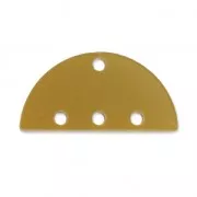 Separatore mezzo disco 3 file in plexigas 12x25 mmDorato x1