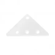 Separatore triangolo 3 file in plexigas12.5x25 mm Crystal x1