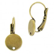 Monachelle disco con foro mm.10 bronzo x2