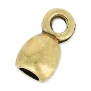 Terminali per cordoncini da mm. 3 bronzo x4|raw }}