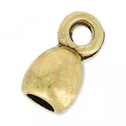 Terminali per cordoncini da mm. 3 bronzo x4