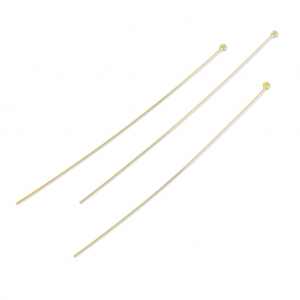 Chiodino con testa tonda mm. 50x0.5 in Gold filled x10