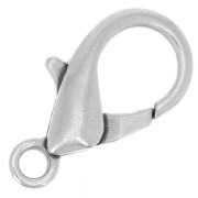 Moschettone 23 mm Placcatura argento antico x1