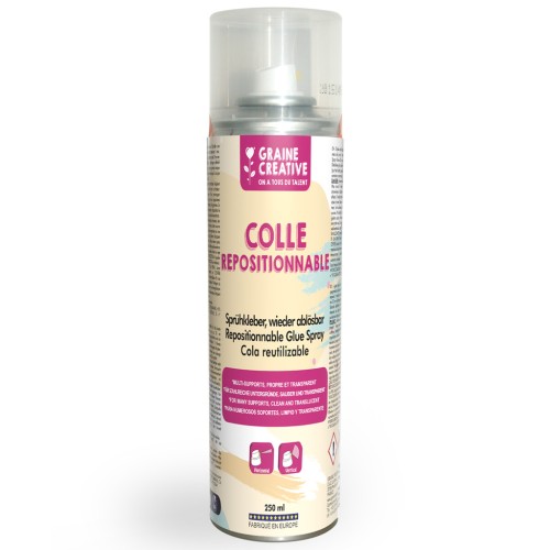 Colla riposizionabile 404 spray Odif per stencil tutti i supporti x250ml
