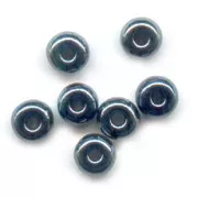 Perla Preciosa 5/0 4,5 mm - Jet Hematite x 20 g