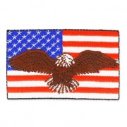 Stemma termoadesivo mm.70x45 Born in the USA  x1