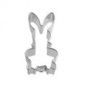 Animal - Mini stampini in ferro bianco modellaggio e cucina 30 mm Coniglio seduto Mini stampini in ferro bianco modellaggio e cucina 30 mm Coniglio seduto