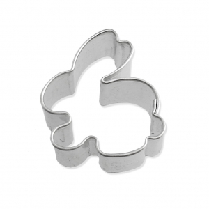 Mini stampini in ferro bianco modellaggio e cucina 24 mm Coniglio