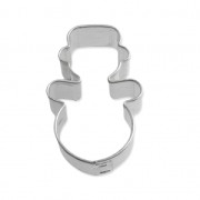 Stampino piccolo in ferro bianco modellaggio e cucina 31 mm Pupazzo di neve