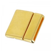 Chiusura magnetica mm.23,8x24,4 per cordone mm. 20 doré  x1