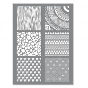 Silk Screen Graine Créative per pasta polimerica mm.114x153 - Motif Ethnique