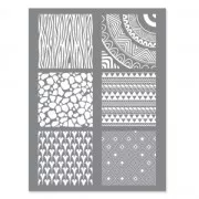 Silk Screen Graine Créative per pasta polimerica mm.114x153 - Motif Ethnique