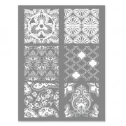 Silk Screen Graine Créative per pasta polimerica mm114x153- Motif Hindou