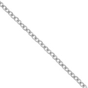 Catena a maglia Forzatina da 1,5 mm - Acciaio inossidabile 316L x 1 m