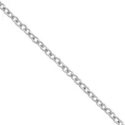 Catena a maglia Forzatina da 1,5 mm - Acciaio inossidabile 316L x 1 m