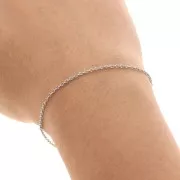 Catena a maglia Forzatina da 1,5 mm - Acciaio inossidabile 316L x 1 m