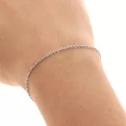 1,6x2 mm Catena Forzatina in acciaio inox x97 cm