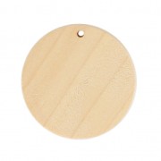 Pendente in legno grezzo mm.34 x1