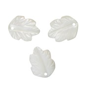 Pendente foglia Madreperla mm.12 Naturale x1|raw }}